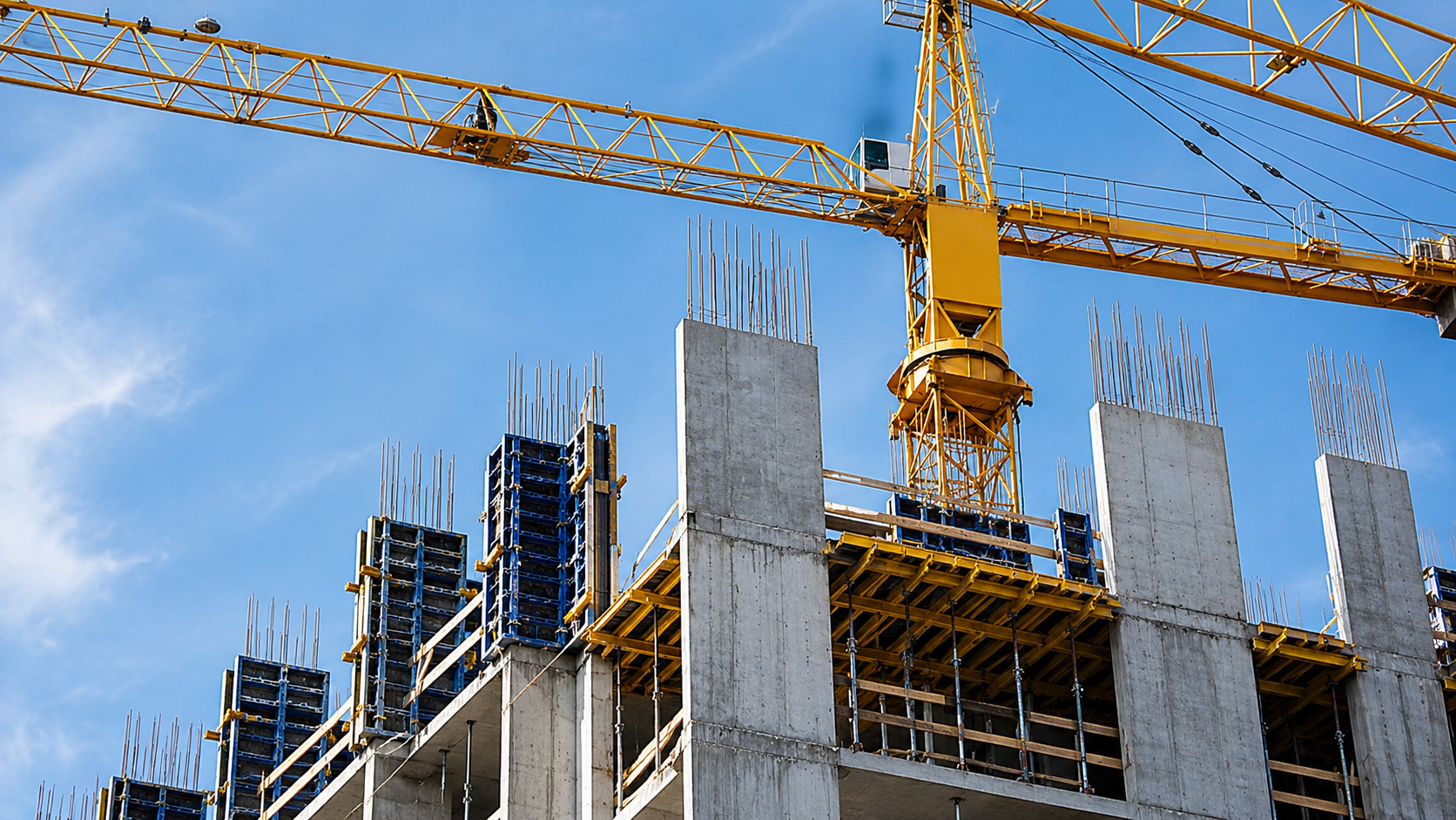 Construction project site